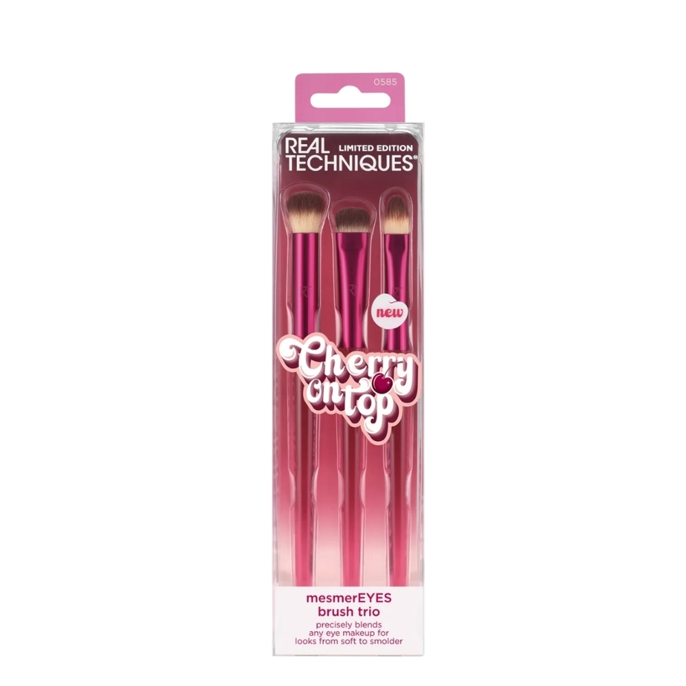Real Techniques Limited Edition Eyeshadow Brush Set Cherry On Top
